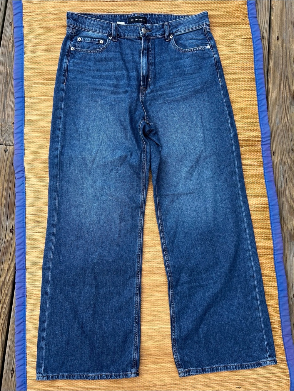 Aeropostale High Rise Wide Leg 14 Jeans